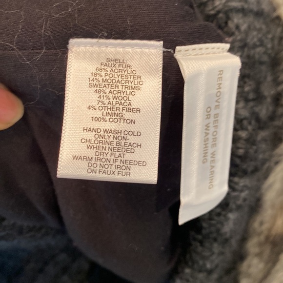 Loft Sleeveless Faux Fur Sweater - Picture 8 of 8